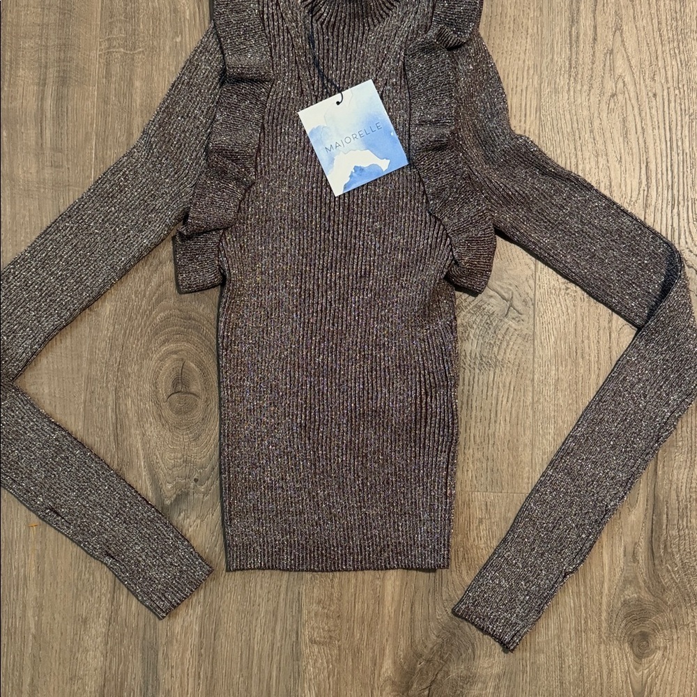 NWT MAJORELLE  Annie Sweater in Bronze - Picture 4 of 8